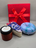 A Piece of Cake Soap, Donut Bathbomb and Walk It Off Cayenne Pain Salve