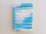 Blue and White Silicone Soap Dish